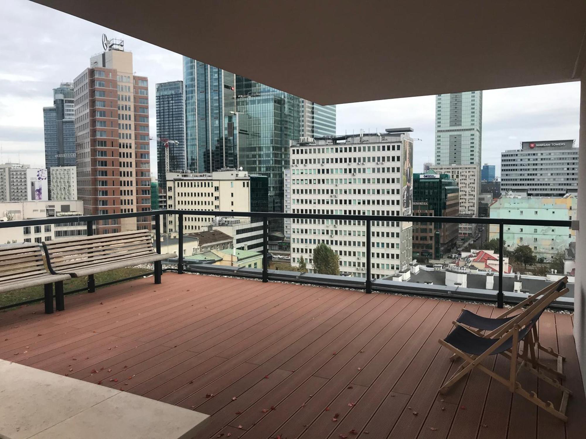Sienna 65 - Taras Na Dachu Z Panorama 360 Na Warszawe -Roof Terrace With A Beautiful View - Prywatny Balkon - Private Balcony - Better Rental Warschau Exterior foto